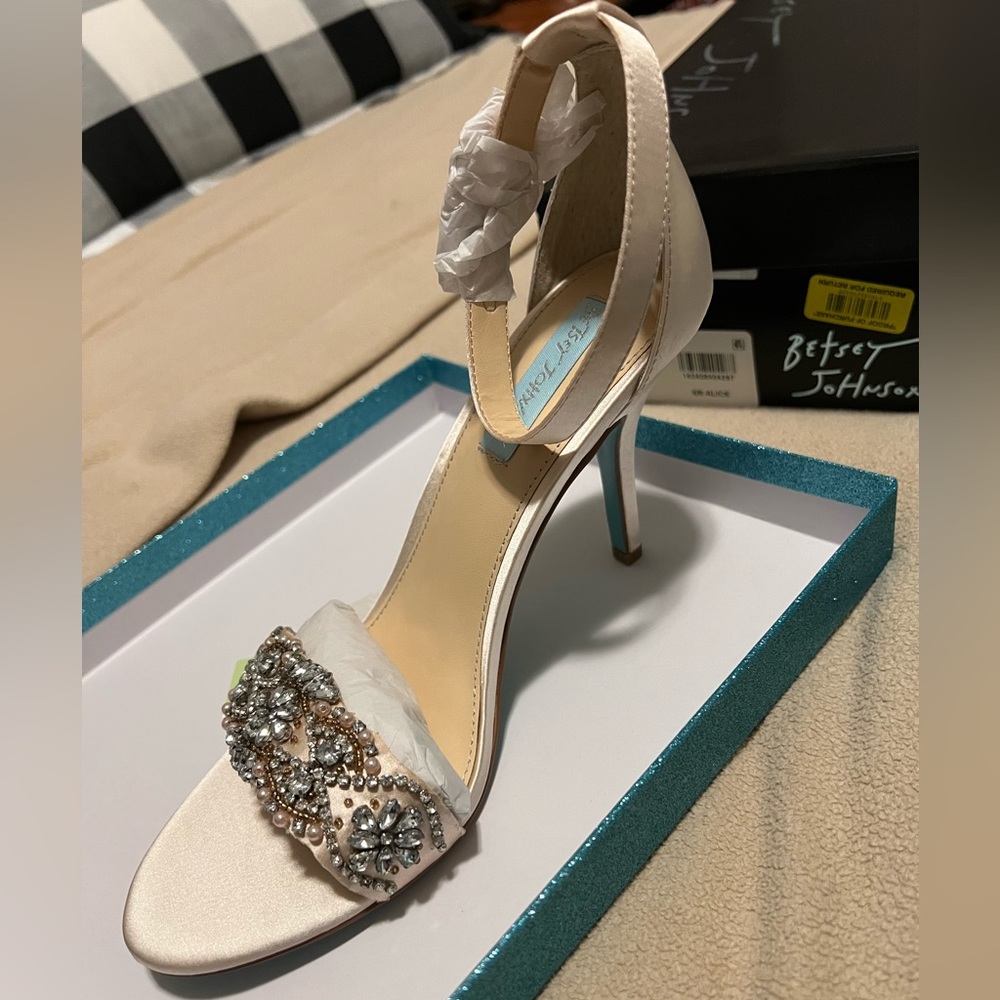 Blue by Betsey Johnson Wedding Heels